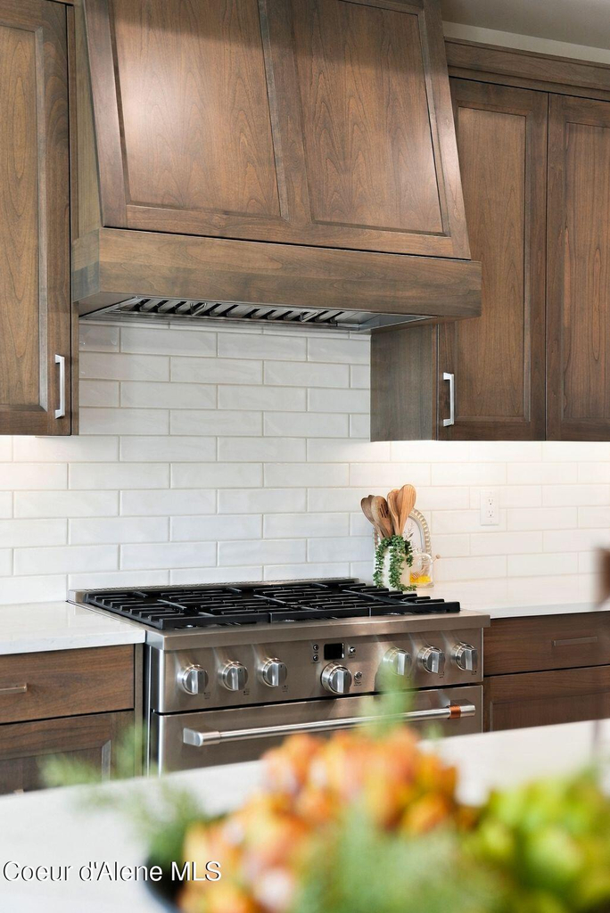 the custom cabinetry in the ashford parade home